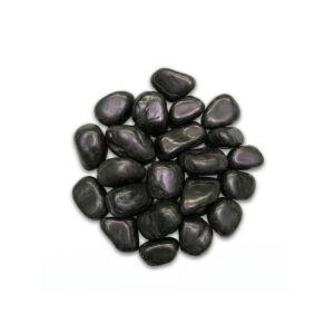 Regular Polished Black Beach Pebbles